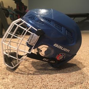 Bauer Helmet And Cage Combo
